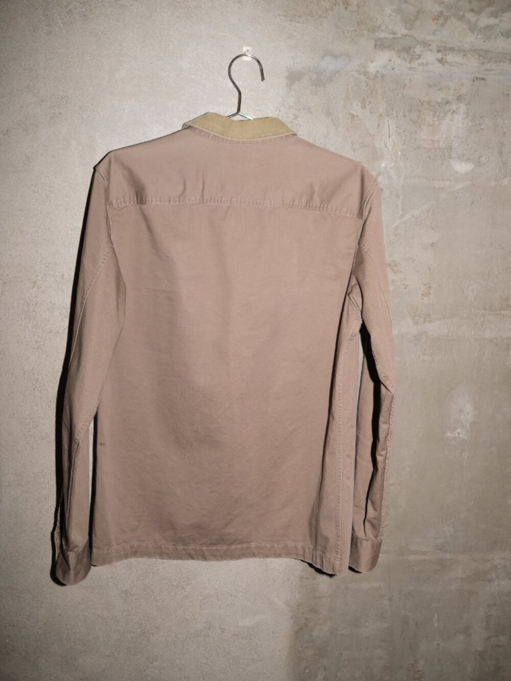AllSaints Corduroy Collar Utility Overshirt Mauve - Picture 3 of 3